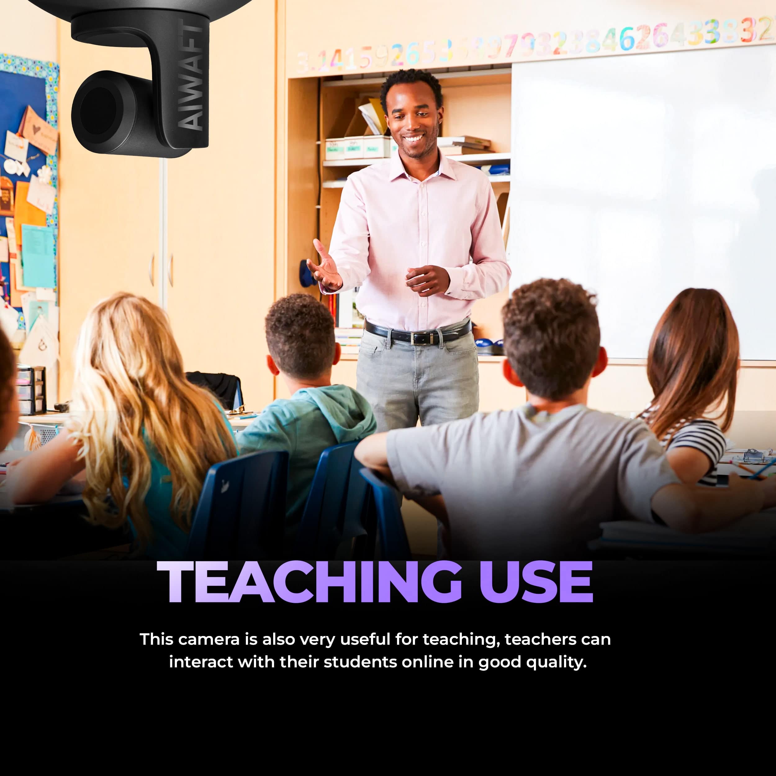 aiwaft 4K PTZ Camera Pro Teaching Use Case