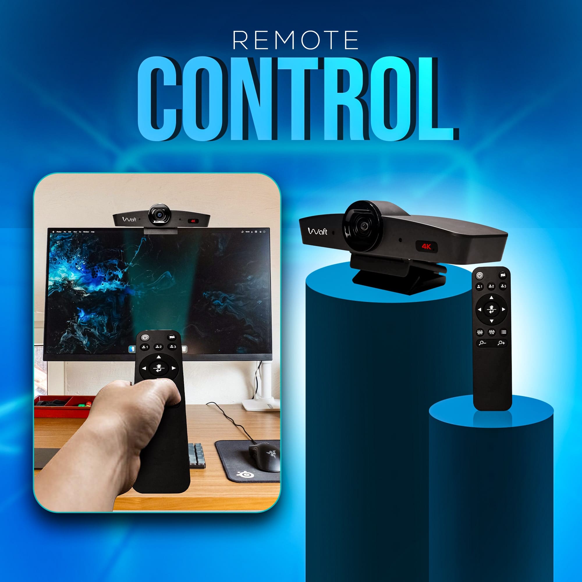 aiwaft 4K webcam ai auto focus