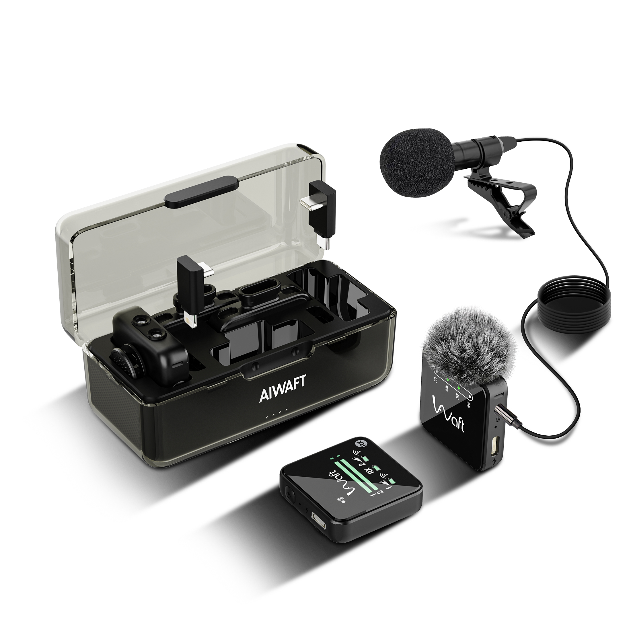 AIWaft wave wireless microphone front view